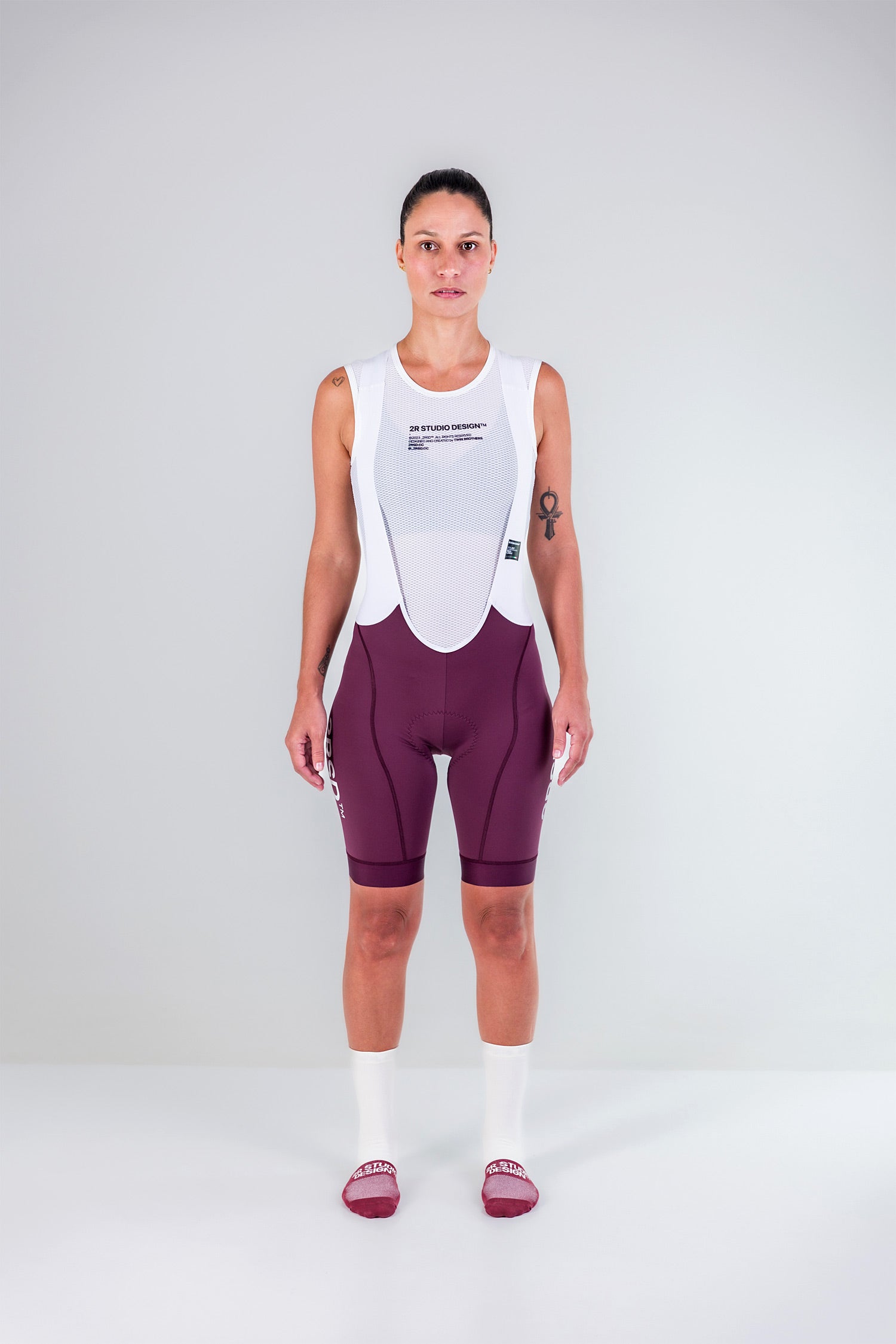 Bretelle 2RSD AeroFlow 1.3 Feminino. Cor: Dark Red/Wine